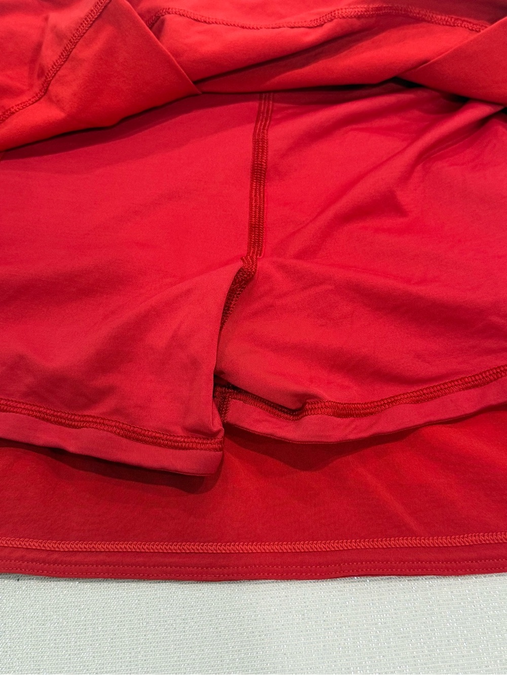 Lululemon Pace Rival Skirt 4-way Stretch 15" Red Size 12 Womens - Picture 8 of 9